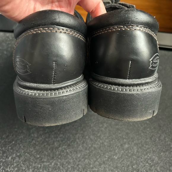 Skechers Men's Black Lace-Up Oxfords Vintage Jammers - Picture 16 of 16